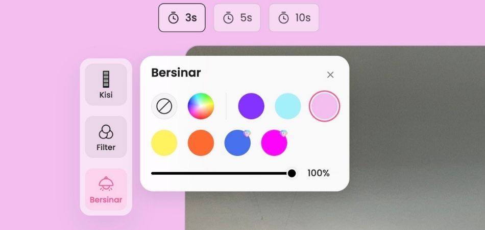 Cara mencerahkan foto yang gelap dengan Glow Cam memandu-2