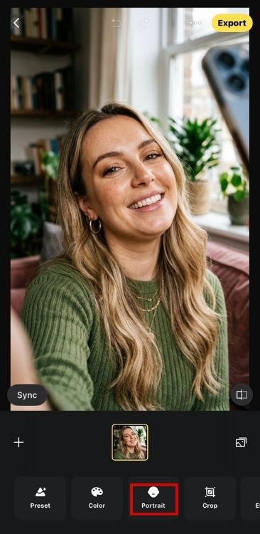 how-to-remove-double-chin-on-evoto-app-step2