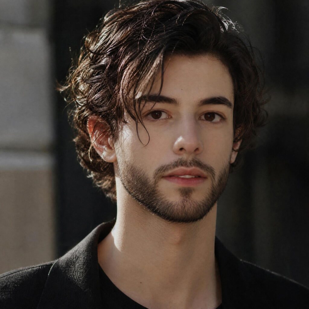 remove beard-Before
