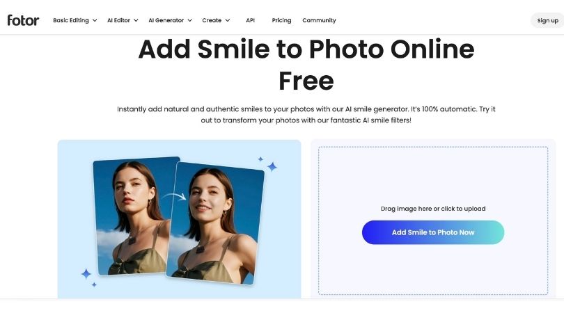 ai-smile-generator-fotor