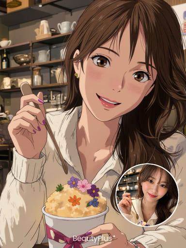 顔隠し機能『AIアバター、マンガ化』