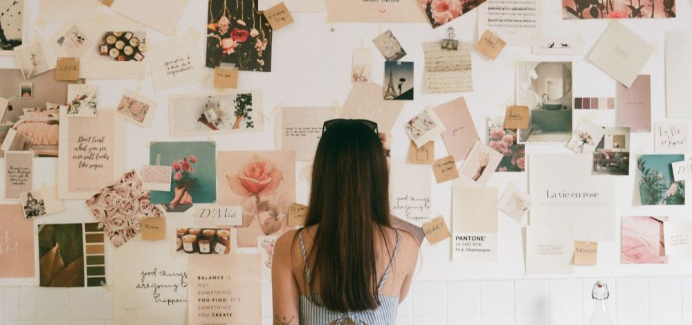 make a vision board by hand