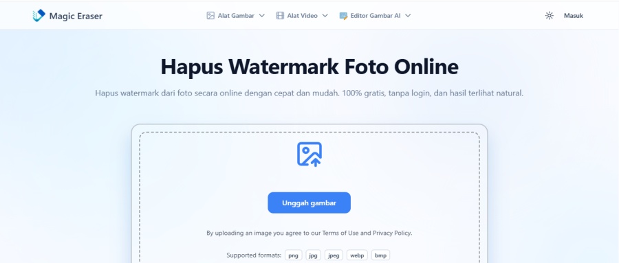 Menghilangkan Watermark Foto-Magic Eraser
