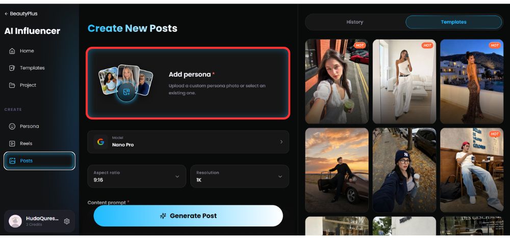 best ai influencer generator - Create AI Posts - 02