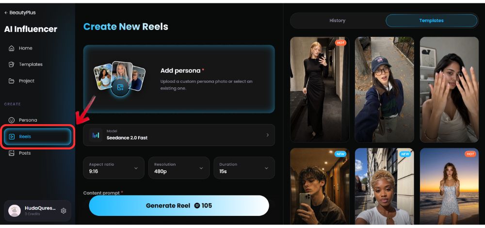 best ai influencer generator - Create AI Reels - 01