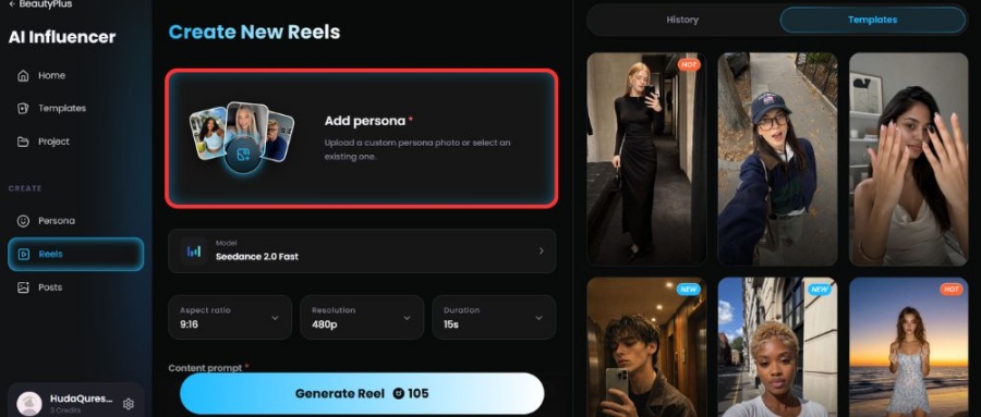 best ai influencer generator-Create AI Reels-03