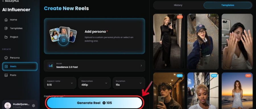 best ai influencer generator-Create AI Reels-05