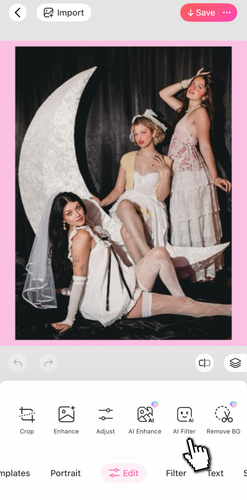 How to Recreate the AI Halloween Trend with BeautyPlus_step 2