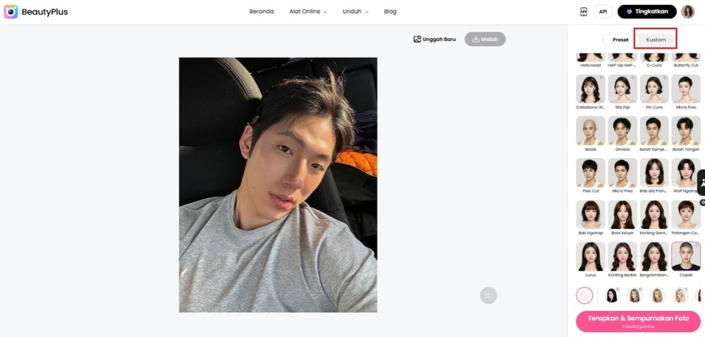 Gaya Rambut Pria + Kustomisasi Langkah 2