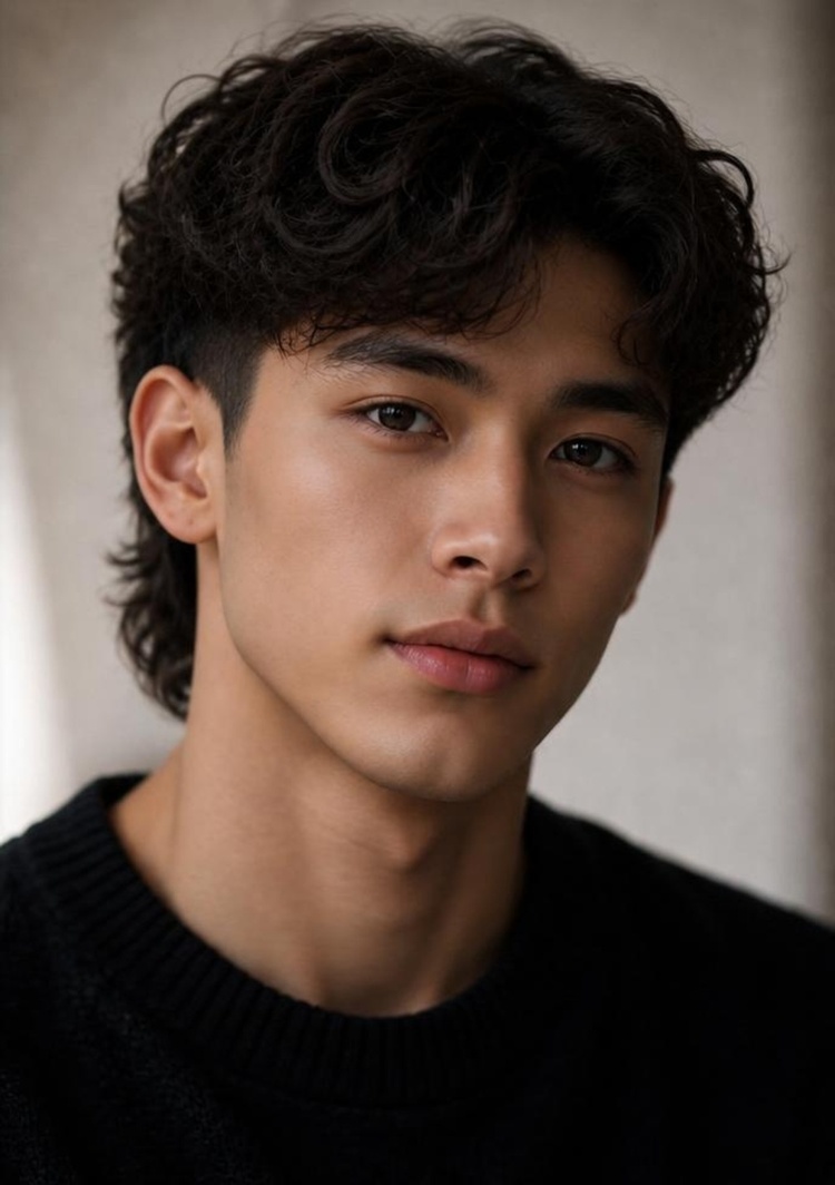 Gaya Rambut Pria + Mullet Modern