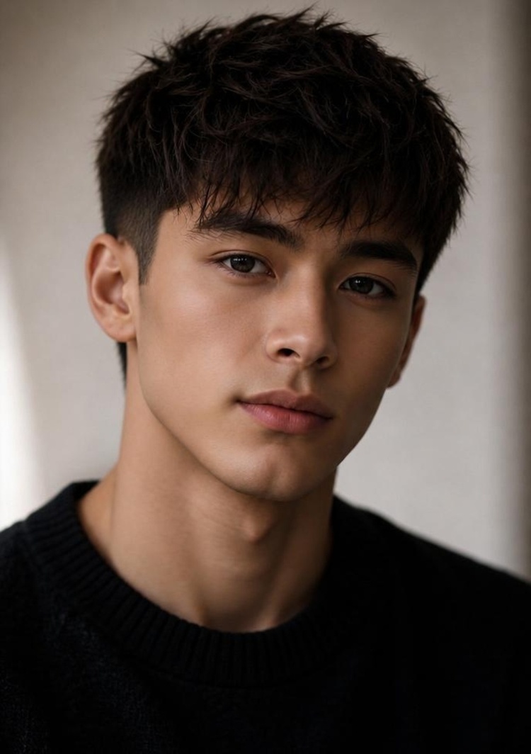 Gaya Rambut Pria + French Crop Bertekstur