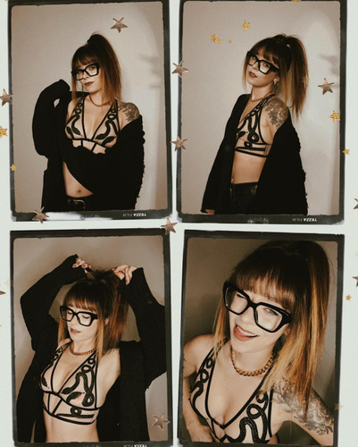 halloween photo booth ideas15-retro glamour collage