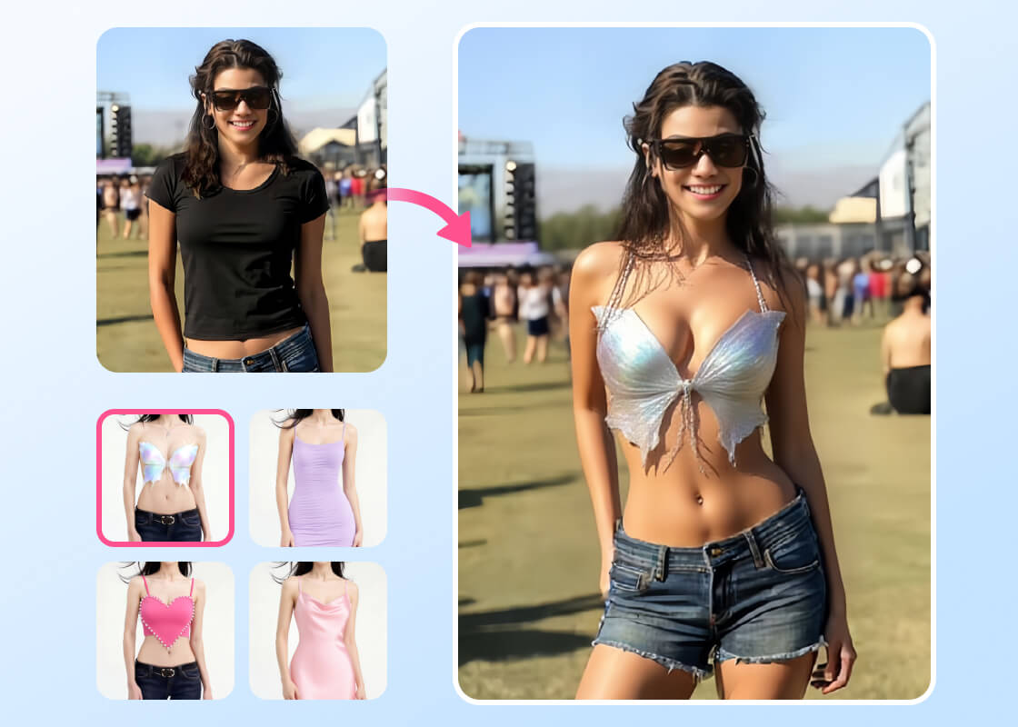 BeautyPlus AI着せ替え