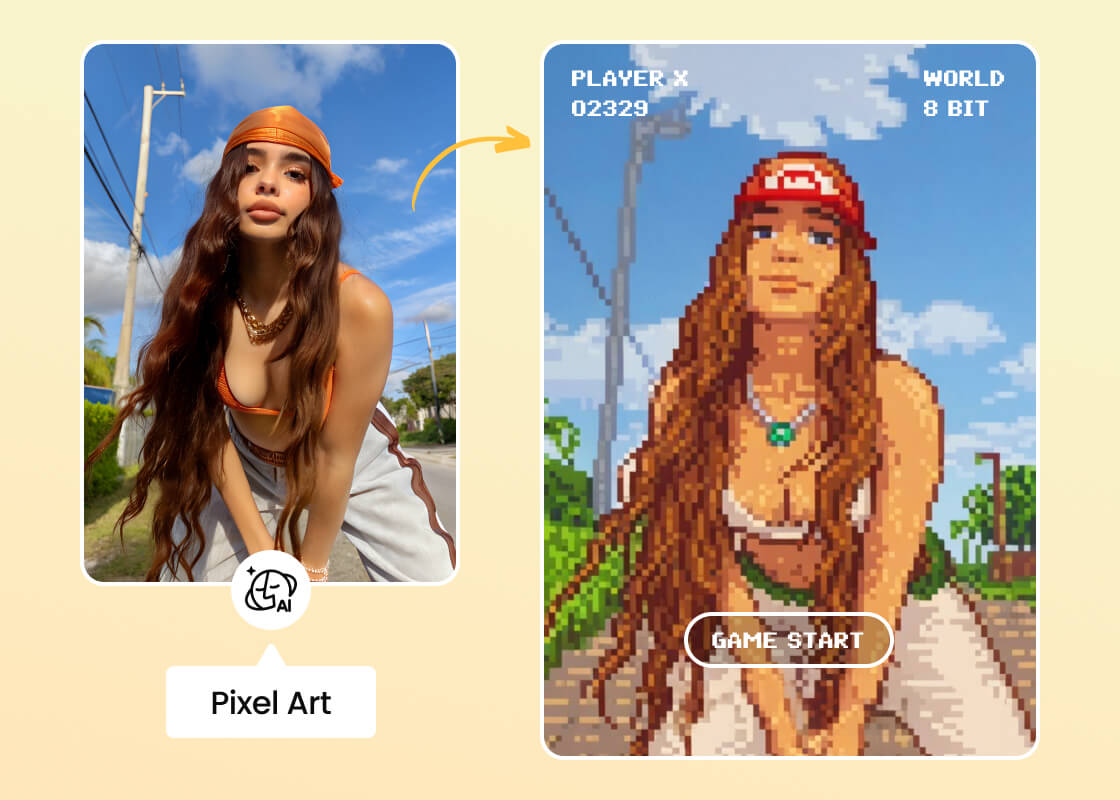 BeautyPlusのAIフォトフィルター