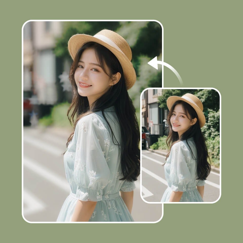 BeautyPlus背景ぼかし