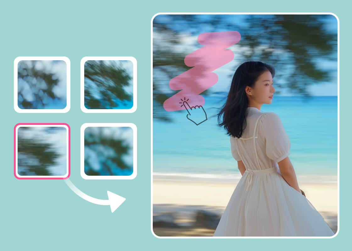 BeautyPlus背景ぼかし